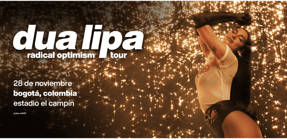Dua Lipa en Bogotá